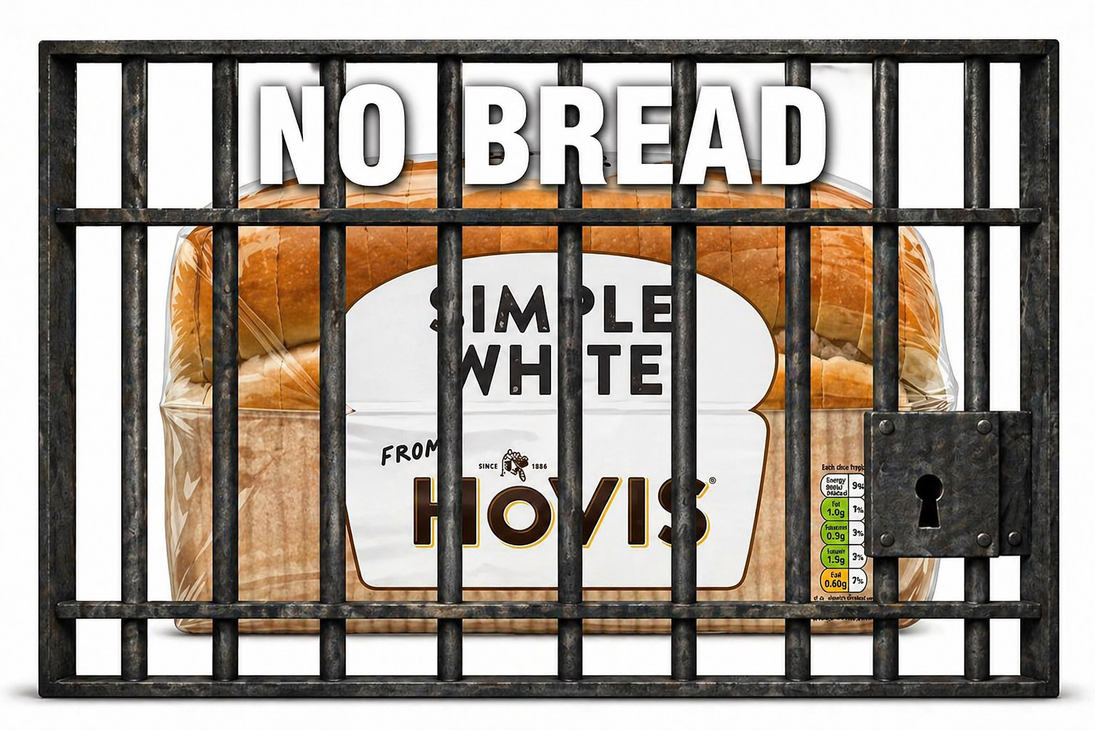 No bread jail